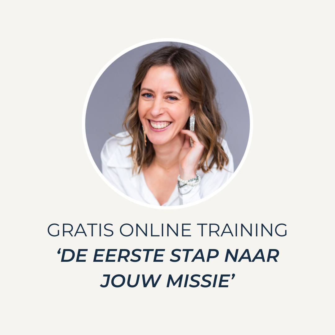 Gratis online training Jouw missie leven Online training Vind je Missie